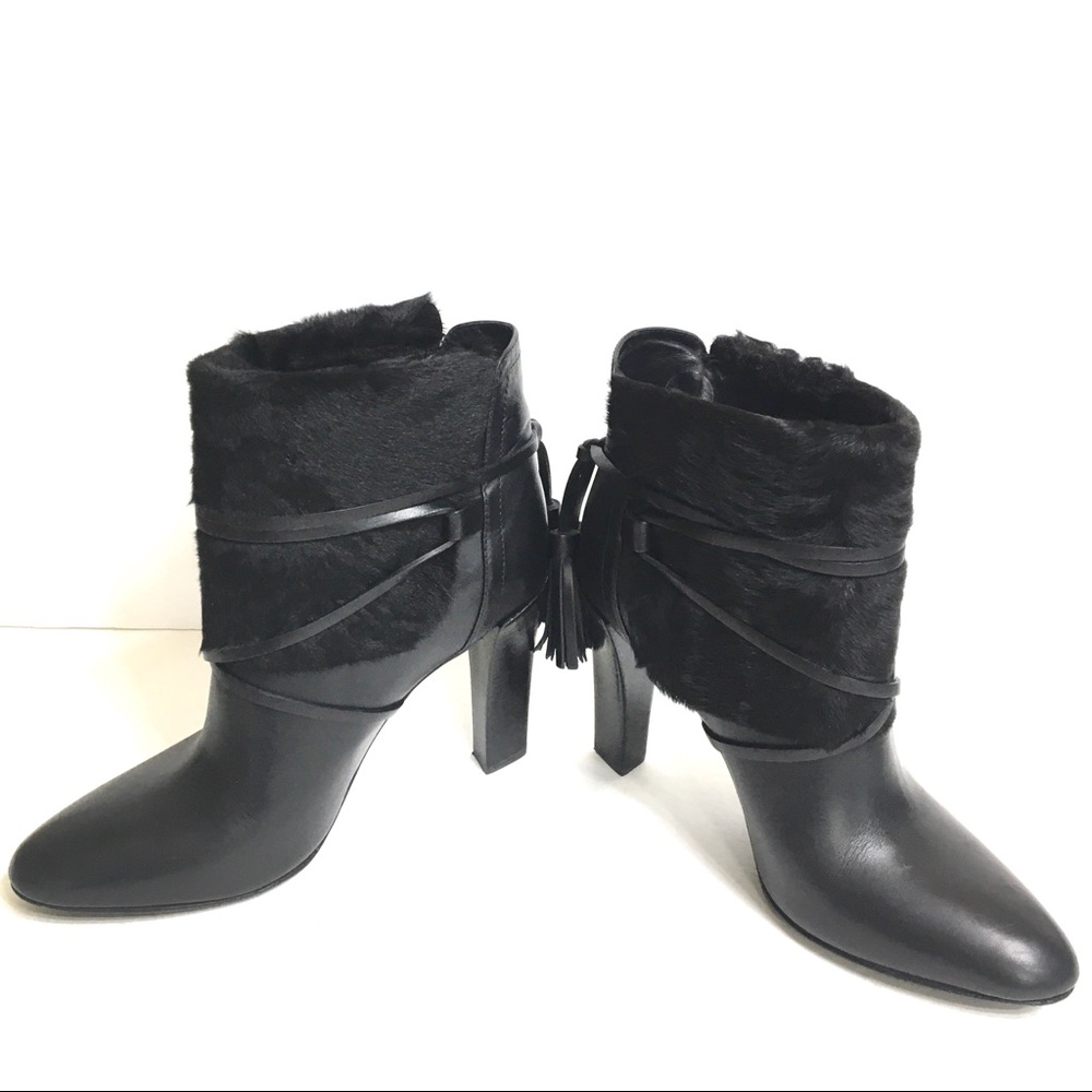 Ralph Lauren Collection Purple Label Tessie Shearling Boots Size 7